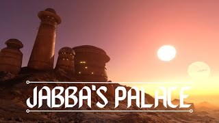 Star Wars Ambience  Tatooine  Jabbas Palace relaxing desert sounds winds no music [upl. by Bari]