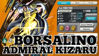 ADMIRAL KIZARU BORSALINO GEMEPLAY  ONE PIECE BOUNTY RUSH  OPBR [upl. by Blalock]