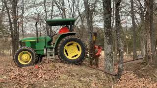 Installing Corner and Inline Metal Fence Posts with Danuser Post Driver [upl. by Evangeline819]