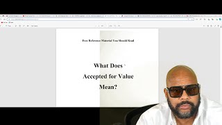 WHAT DOES ACCEPTANCE FOR VALUE MEAN [upl. by Lanfri]