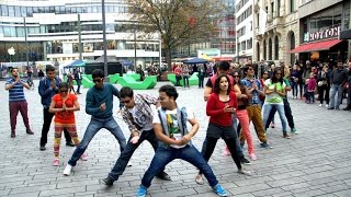 Dusseldorf Bollywood Flash Mob [upl. by Aleekahs]