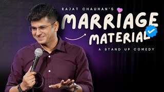 Marriage Material  Stand Up Comedy By Rajat Chauhan 56th Video [upl. by Lichtenfeld]