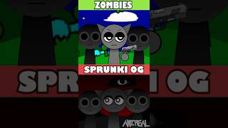 Incredibox Sprunki ZOMBIE MOD 🧟‍♂️ VS Original Sprunki HORROR VERSION 😭 [upl. by Agata]