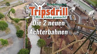 Tripsdrill  2 neuen Achterbahnen im Freizeitpark [upl. by Isied]