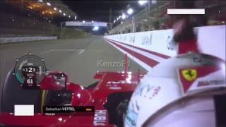 Sebastian Vettel wins the Bahrain GP 2017  Last Lap Onboard [upl. by Smaj]