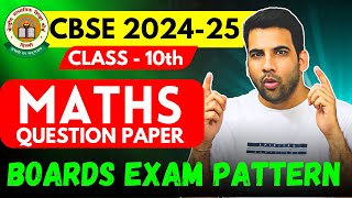 Board Exams Pattern Class 10 Maths  Chapter wise weightage  cbse class10 [upl. by Annette]