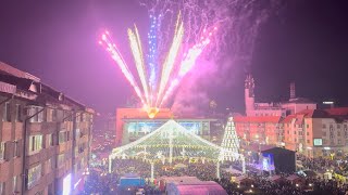 Focuri de artificii  Revelion 2024 Suceava [upl. by Asiil509]