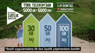 Türk Telekom Yakmayan Paketler Yaz Boyunca Sizinle [upl. by Osrick]