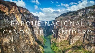 PARQUE NACIONAL CAÑON DEL SUMIDERO EN CHIAPAS MEXICO  4K AERIAL VIEWS [upl. by Arivle]