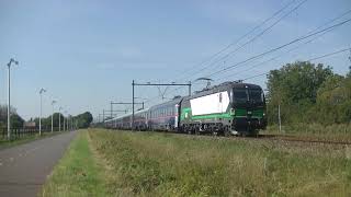 Nachttrein Wenen voor het eerst in Nederland  NS Vectron 193 766 met Nightjetrijtuigen [upl. by Neillij]