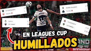 LIGA MX HUMILLADA en la LEAGUES CUP [upl. by Atterg]