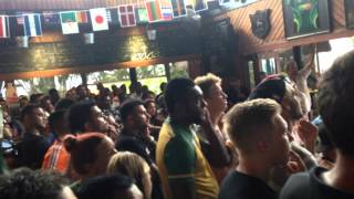 Manny Pacquiao vs Floyd Mayweather Winner Announcment Reaction at Uprising Beach Resort Fiji [upl. by Eralcyram366]