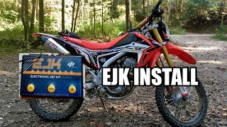 Dobeck EJK Fuel Programmer on CRF250L [upl. by Assenay955]