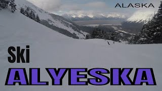 Ski Alyeska Alaska April 2024 GoPro PS [upl. by Teeter269]