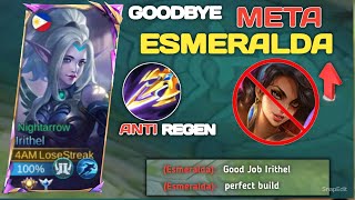 IRITHEL VS META ESMERALDA USING THIS BUILD WILL DESTROY SHIELD AND REGEN HP [upl. by Ayatal]