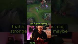 August  How to Make TEEMO Shroom Reliable [upl. by Ardnaid]