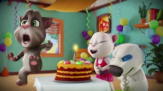 🎂 Super Birthday Cake 🎂 Talking Tom Shorts Cartoon Episode 44 [upl. by Ihtac]