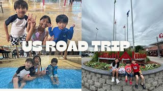 First Road Trip to Grand Forks USA  Canad Inns Splashers with Family [upl. by Airbmat]