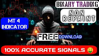 MT4 100 accuracy binary option indicator download for free [upl. by Auguste]