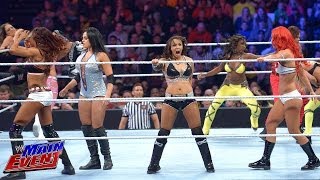 Divas Championship No 1 Contender Battle Royal WWE Main Event April 15 2014 [upl. by Stultz]