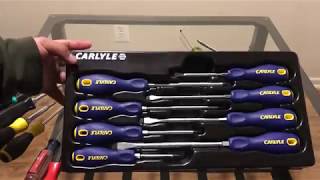 Carlyle Tools Review 8pc Mechanics Screwdrivers [upl. by Ruben98]