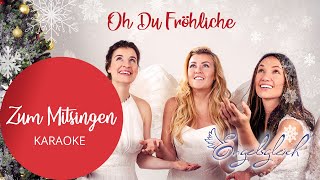 Oh Du fröhliche  Weihnachtskaraoke mit Untertiteln Engelsglich Version [upl. by Dekow]