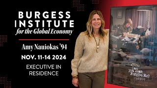 Amy Nauiokas ’94 to Return to Campus for Executive in Residence [upl. by Oznohpla]