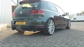 Volkswagen Golf 6 GTi Kleppendemper uitlaat systeem Full 3inch [upl. by Bill71]