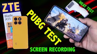 ZTE Blade A55 Pubg Test  Gyro Graphics quotHeat Test 40FPS  Blade A55 Price In 🇵🇰 [upl. by Einnek859]