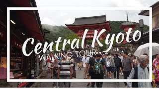 Central Kyoto Walking Tour  Nishiki Market Gion Higashiyama [upl. by Umont814]