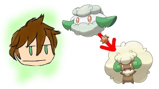 Cottonee evolving into Whimsicott [upl. by Yelsel774]