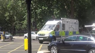 RARE  Metropolitan Police  Chemical Biological Radioactive Nuclear  Mercedes Sprinter  On shout [upl. by Alcinia846]