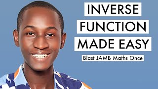 JAMB Maths Online Tutorial 2025 Likely Questions On Inverse Function [upl. by Arelc]