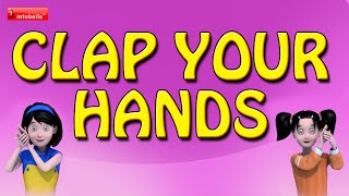 Clap Your Hands  Nursery Rhymes 3D Animated [upl. by Fax411]