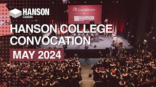 Cambrian at Hanson College Convocation  May 2024 [upl. by Nwavahs]