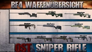 Battlefield 4 Waffen ► Aufklärer Waffen in Battlefield 4  Recon Sniper Rifle Review [upl. by Madox303]