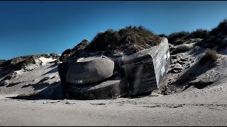 BUNKERSTRAND  DEUTSCHE WEHRMACHT  WW2 Atlantic Wall France  Frankreich Leffrinckoucke [upl. by Glorianna735]