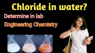 Determination of chloride ion in water competitive exam learning [upl. by Patsis]