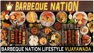 Barbeque Nation Lifestyle Vijayawada  Veg and Non Veg Restaurant  Vijayawada BBQ  S Cube Hungama [upl. by Molohs]