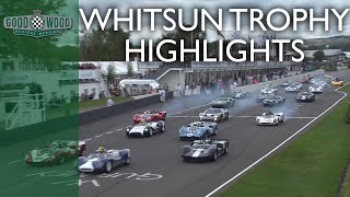 Whitsun Trophy Highlights  Goodwood Revival 2018 [upl. by Chung]