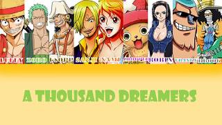 The Mugiwaras  A Thousand Dreamers Lyrics Sub español [upl. by Eromle]