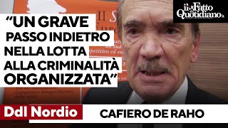 L allarme di Cafiero De Raho quotCon il ddl Nordio grave passo indietro nella lotta alla criminalitàquot [upl. by Yspyg]