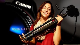 Ravelli APGL5  Profesional tripod Review ita [upl. by Susanetta]