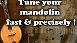 Chromatic Mandolin Tuner App  tune your mandolin using the microphone input [upl. by Kinnard]