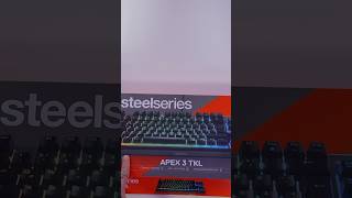 SteelSeries Apex 3 TKL Unboxing gaming steelseries steelseriesapex keyboard unboxing [upl. by Topping]