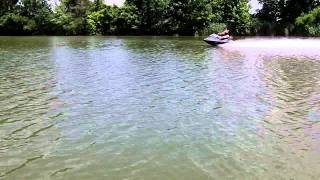 Joel and his 78mph RXPX on the Sandusky River [upl. by Restivo945]