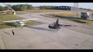 Crash of a Robinson R22 Beta on Sunday October 27 2024 at Pearland Regional Airport KLVJ Texas [upl. by Rugg568]