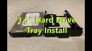 Precision T7600 T7610 T7910 35quot Hard Drive Tray Install [upl. by Cassie]