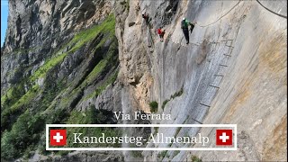 Klettersteig Kandersteg Allmenalp 2k via Ferrata [upl. by Timon]