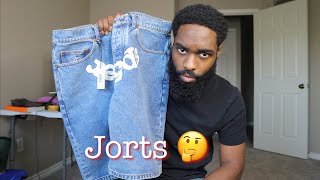 SP5DER OG LOGO JEAN SHORTS REVIEW [upl. by Eisned]